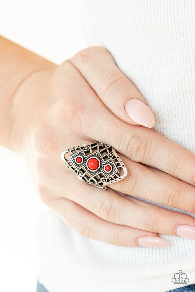 Paparazzi Ring ~ Desert Dreamland - Red