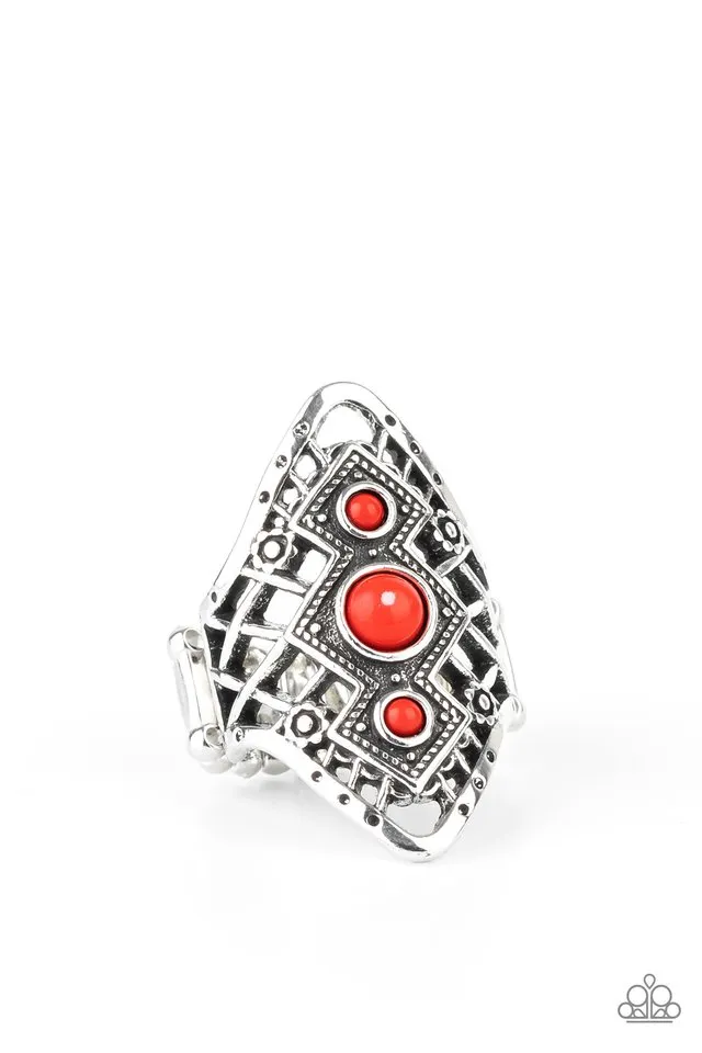 Paparazzi Ring ~ Desert Dreamland - Red