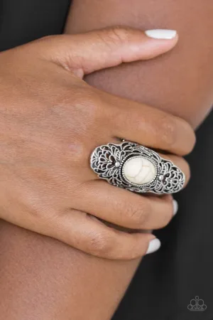 Paparazzi Ring ~ Ego Trippin - White