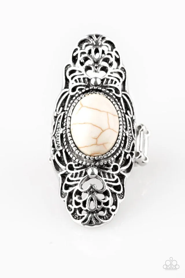 Paparazzi Ring ~ Ego Trippin - White