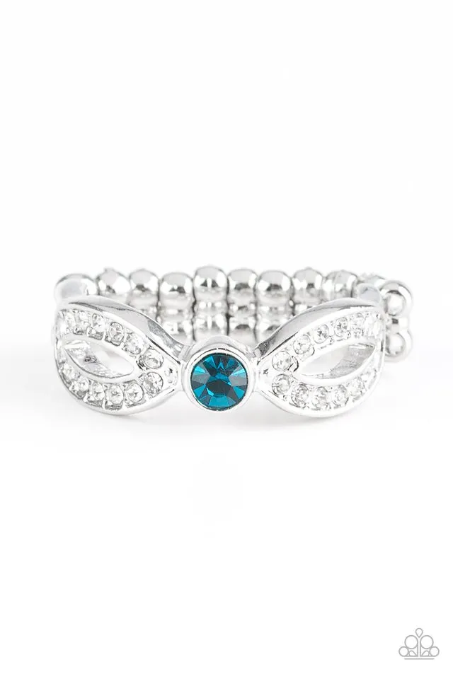 Paparazzi Ring ~ Extra Side Of Elegance - Blue