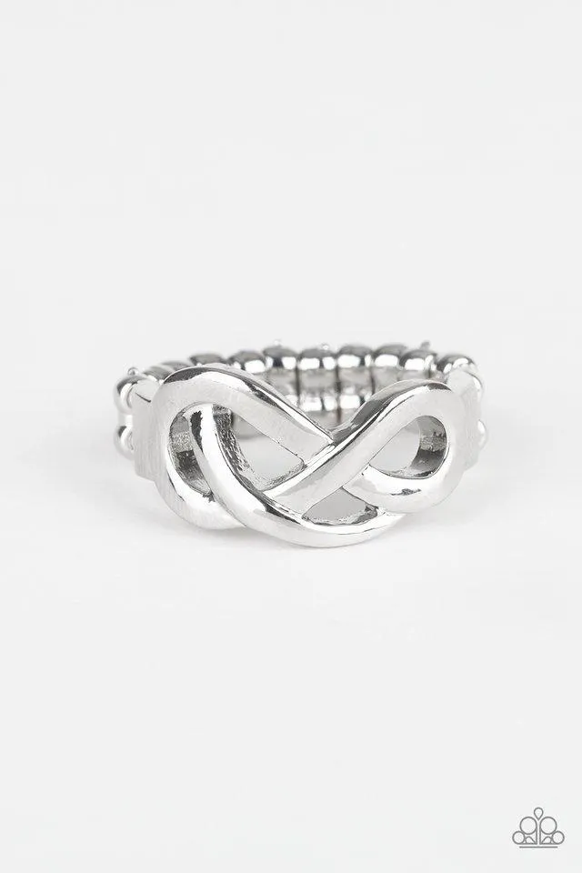 Paparazzi Ring ~ Infinitely Industrial - Silver