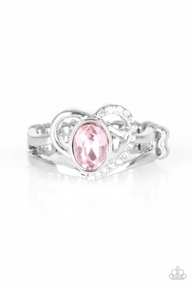 Paparazzi Ring ~ No HEART-Strings Attached - Pink