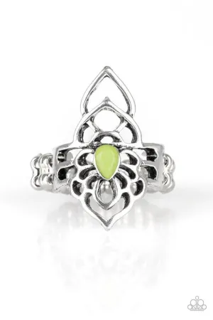 Paparazzi Ring ~ Taj MAHALO - Green