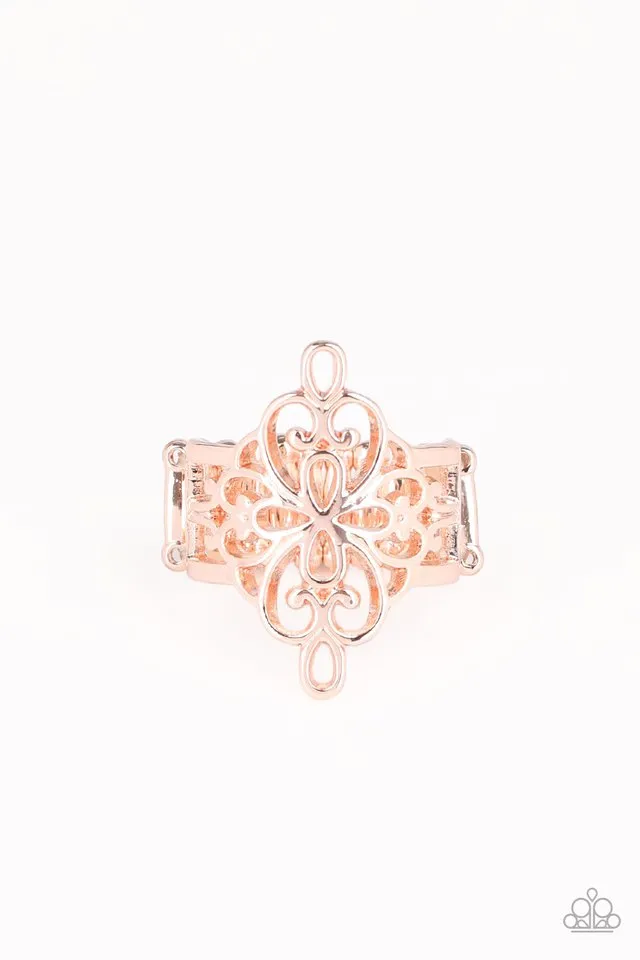 Paparazzi Ring ~ Walk The VINE - Rose Gold