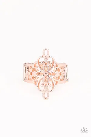 Paparazzi Ring ~ Walk The VINE - Rose Gold