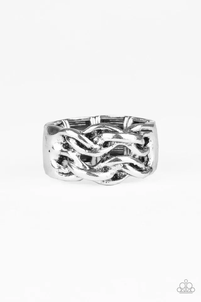 Paparazzi Ring ~ Well-Oiled Machine - Silver