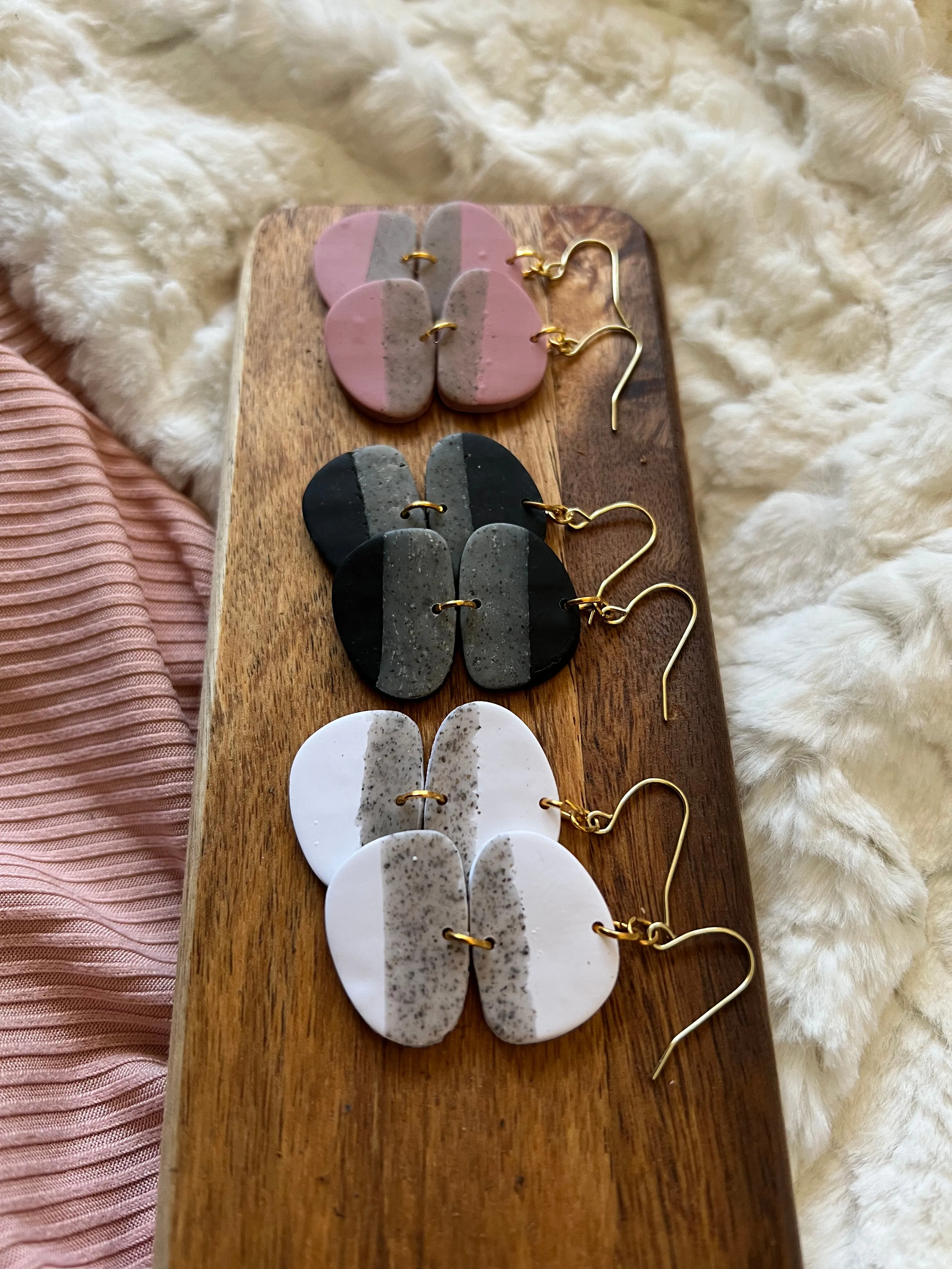 Pebble Sandstone Earrings