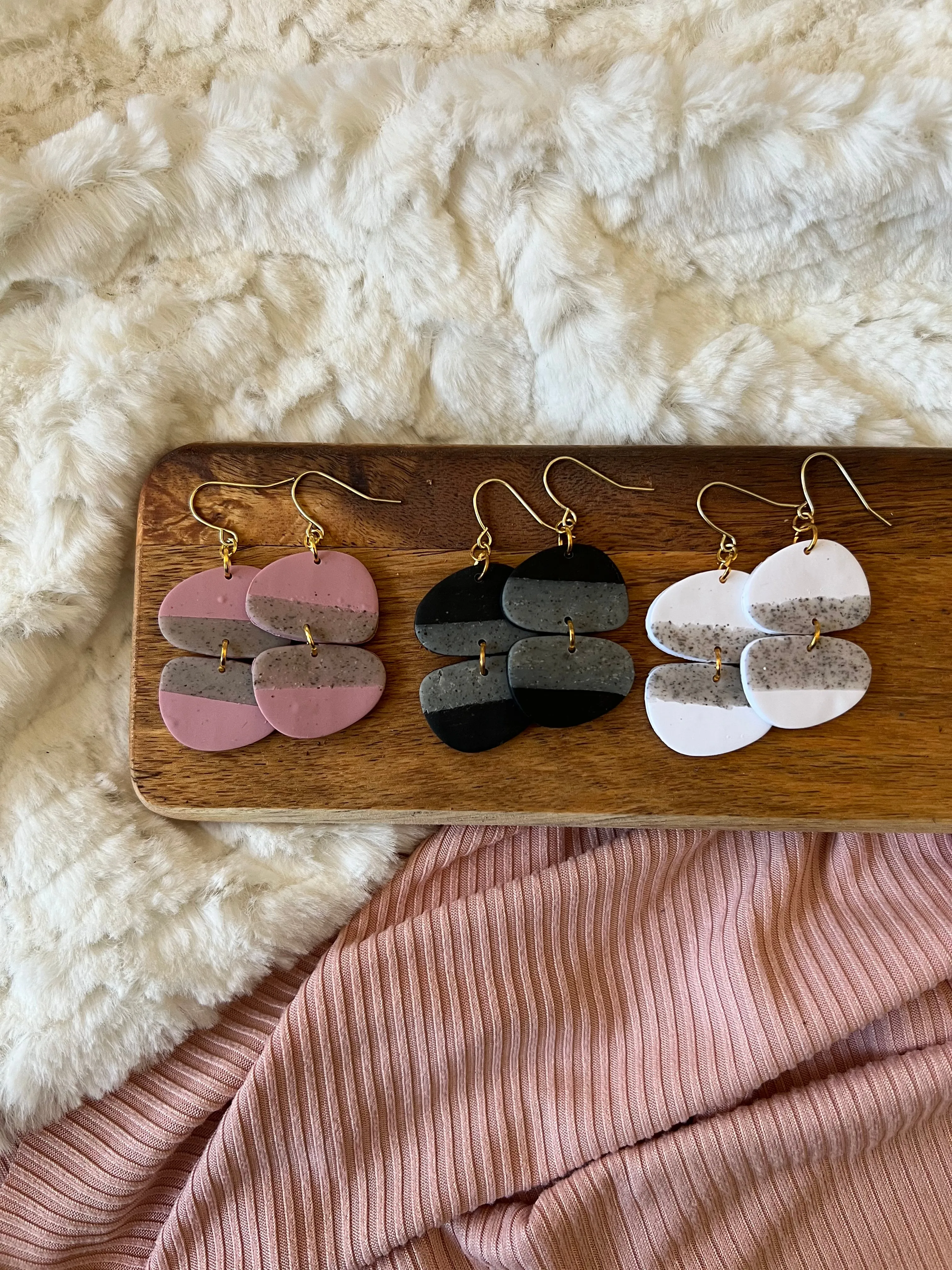 Pebble Sandstone Earrings