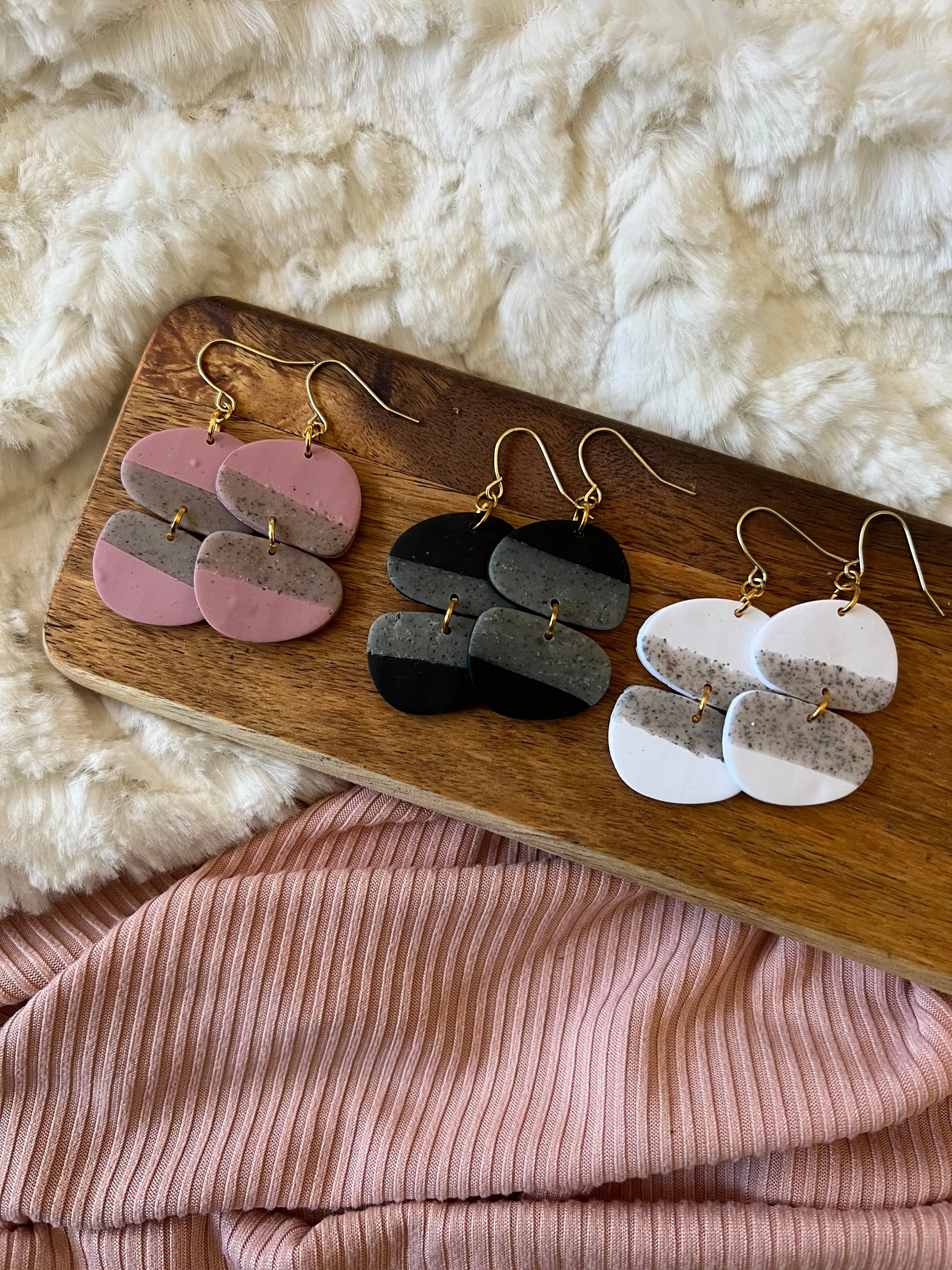 Pebble Sandstone Earrings