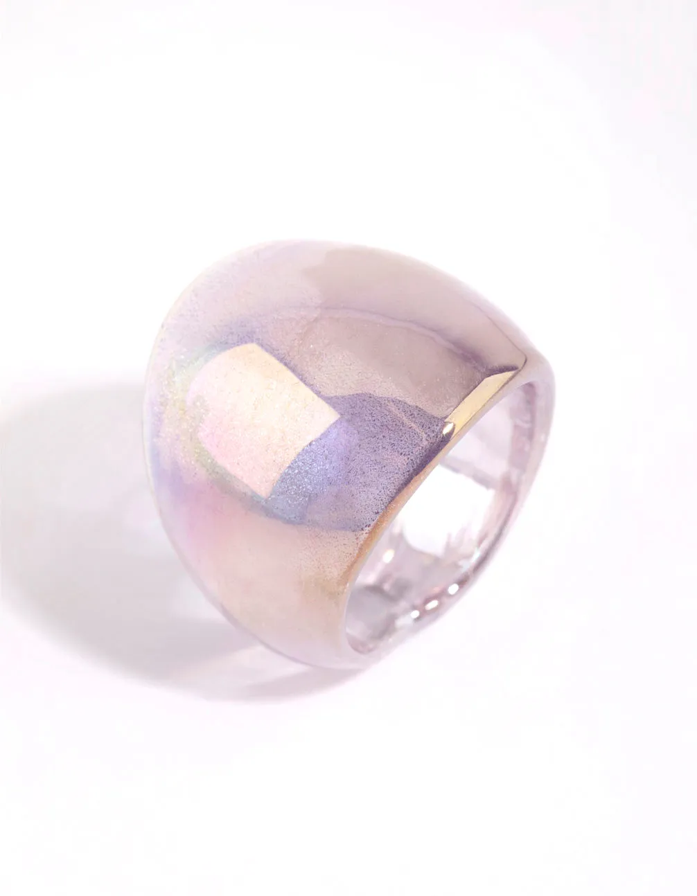 Purple Marbled Ring