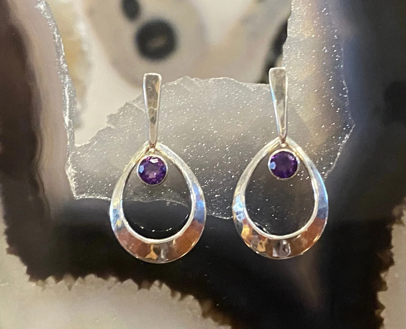 "Emma" Amethyst Earrings