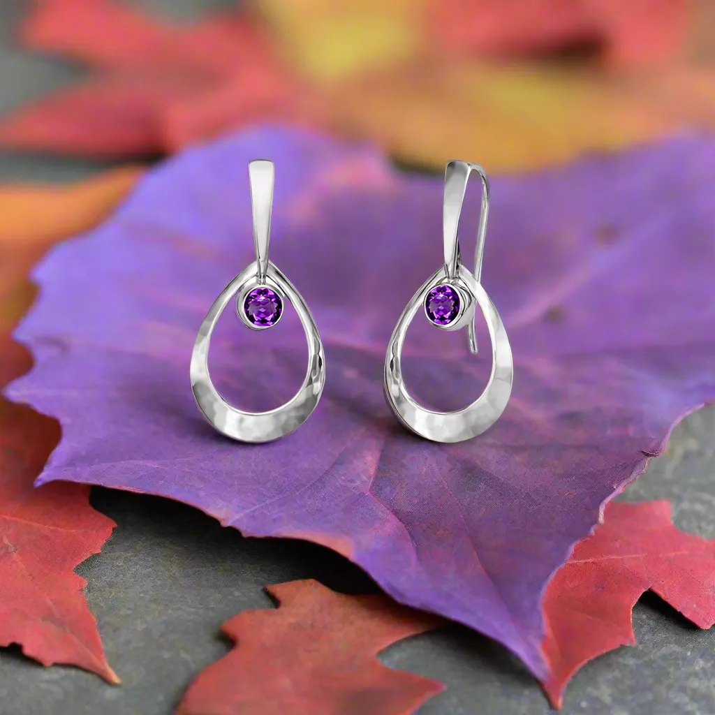 "Emma" Amethyst Earrings