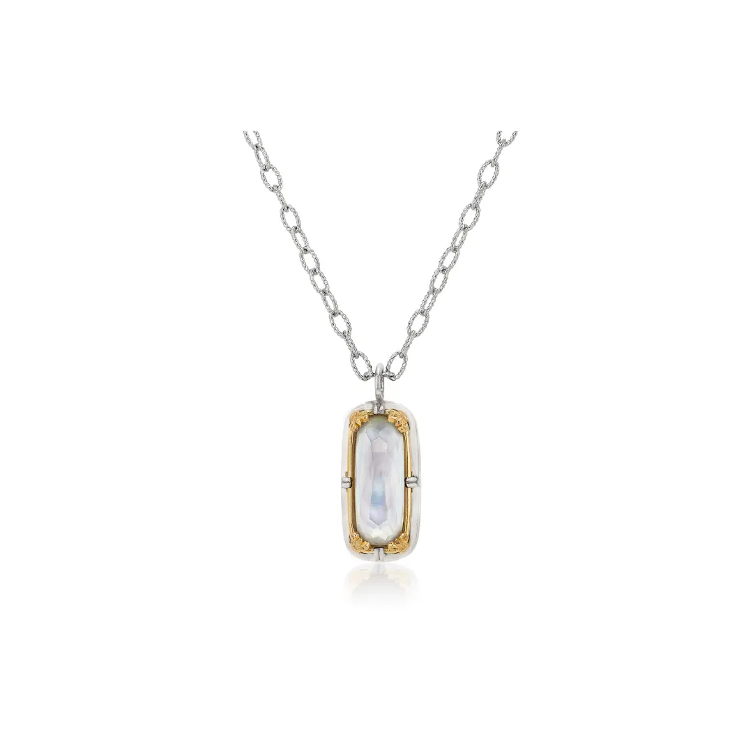 Rectangular Mother of Pearl Necklace