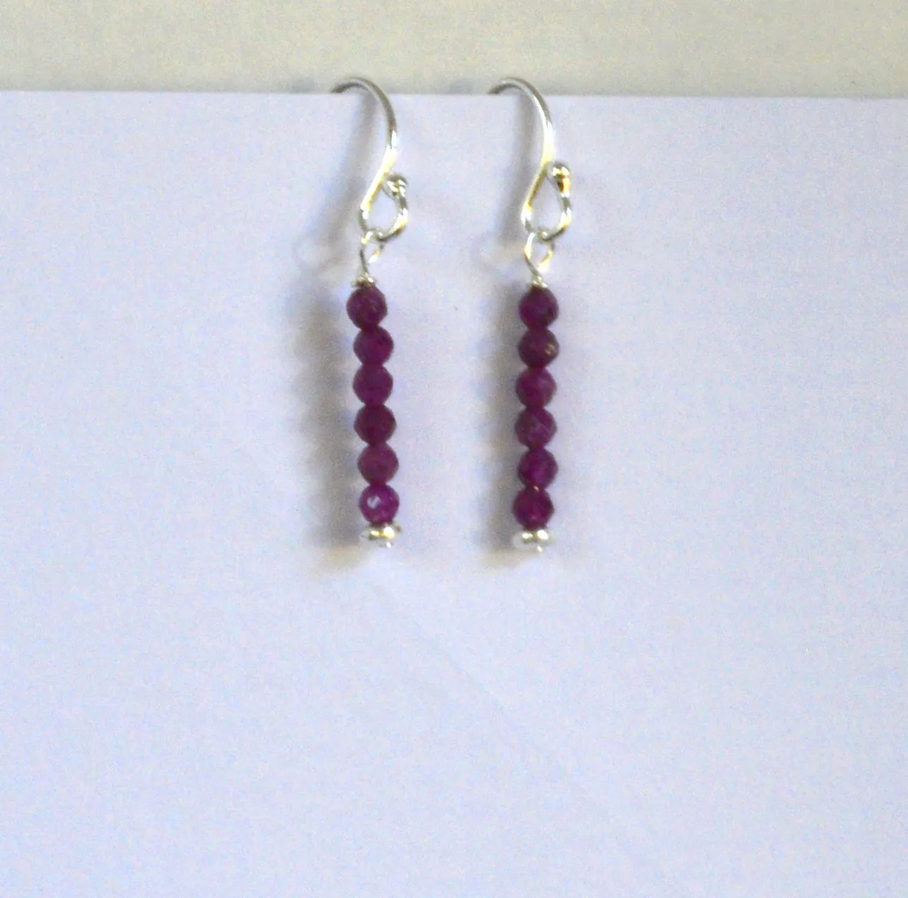 Ruby Dangle Earrings