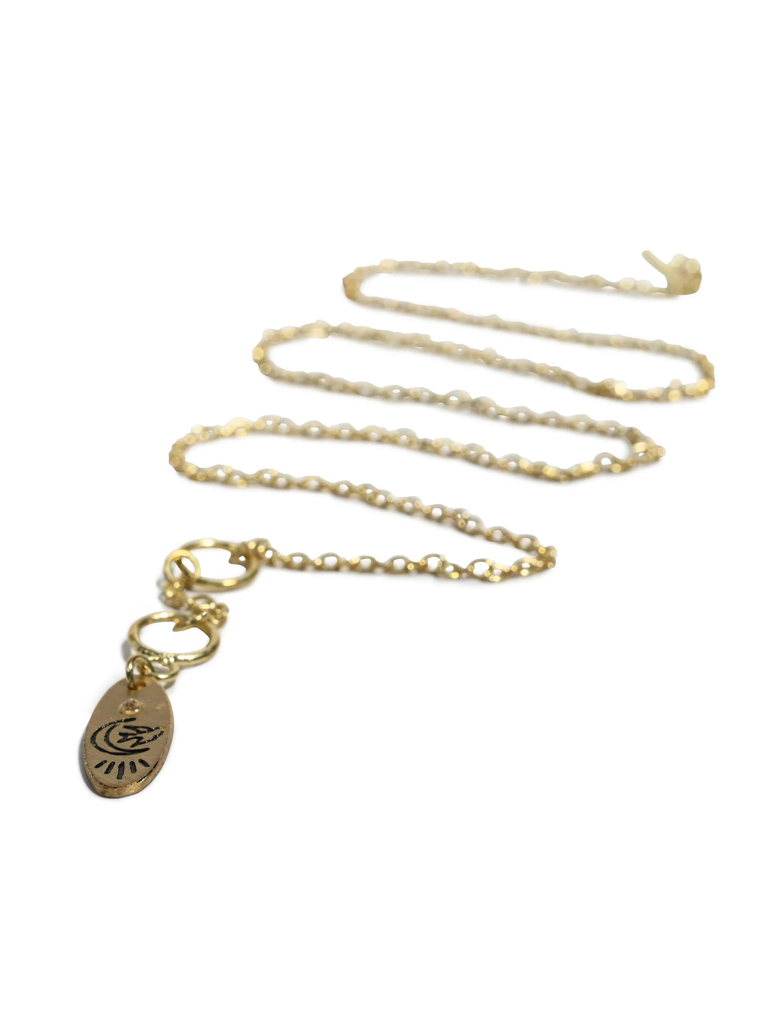 Ruchi Dainty Charm Drop Lariat Necklace