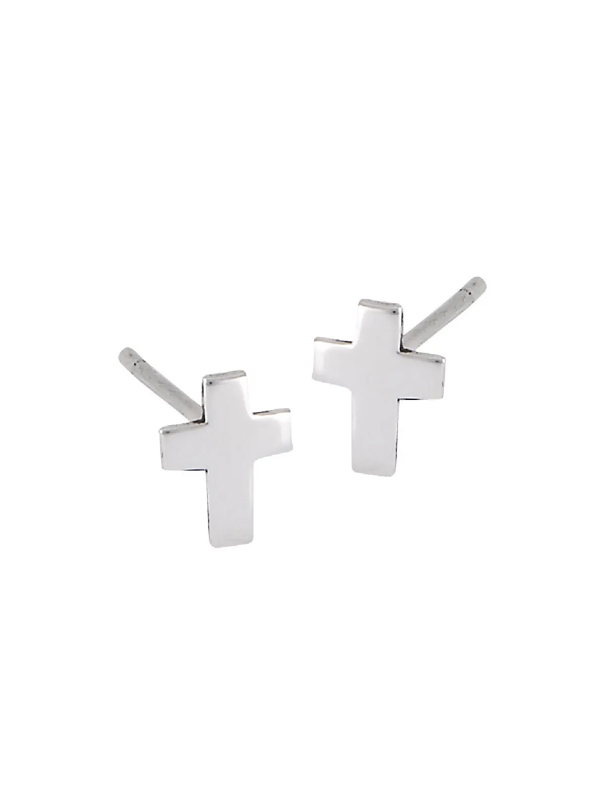 Simple Cross Post Earrings