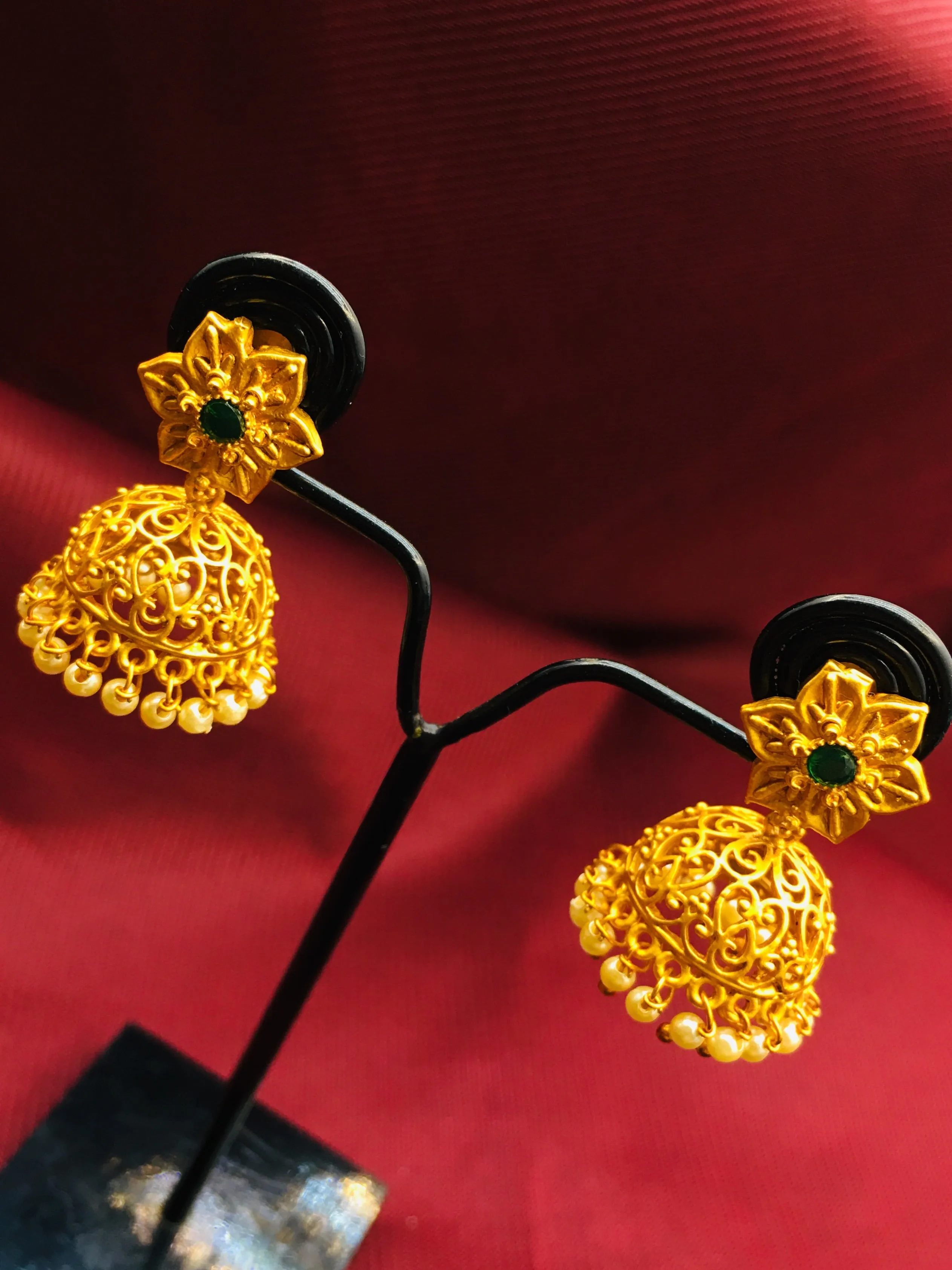 SIMPLE MATTE JHUMKI