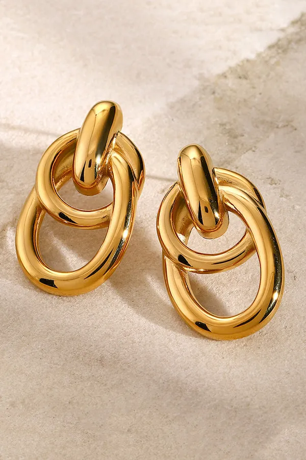 Simple Vintage Wrap Hoop Earrings