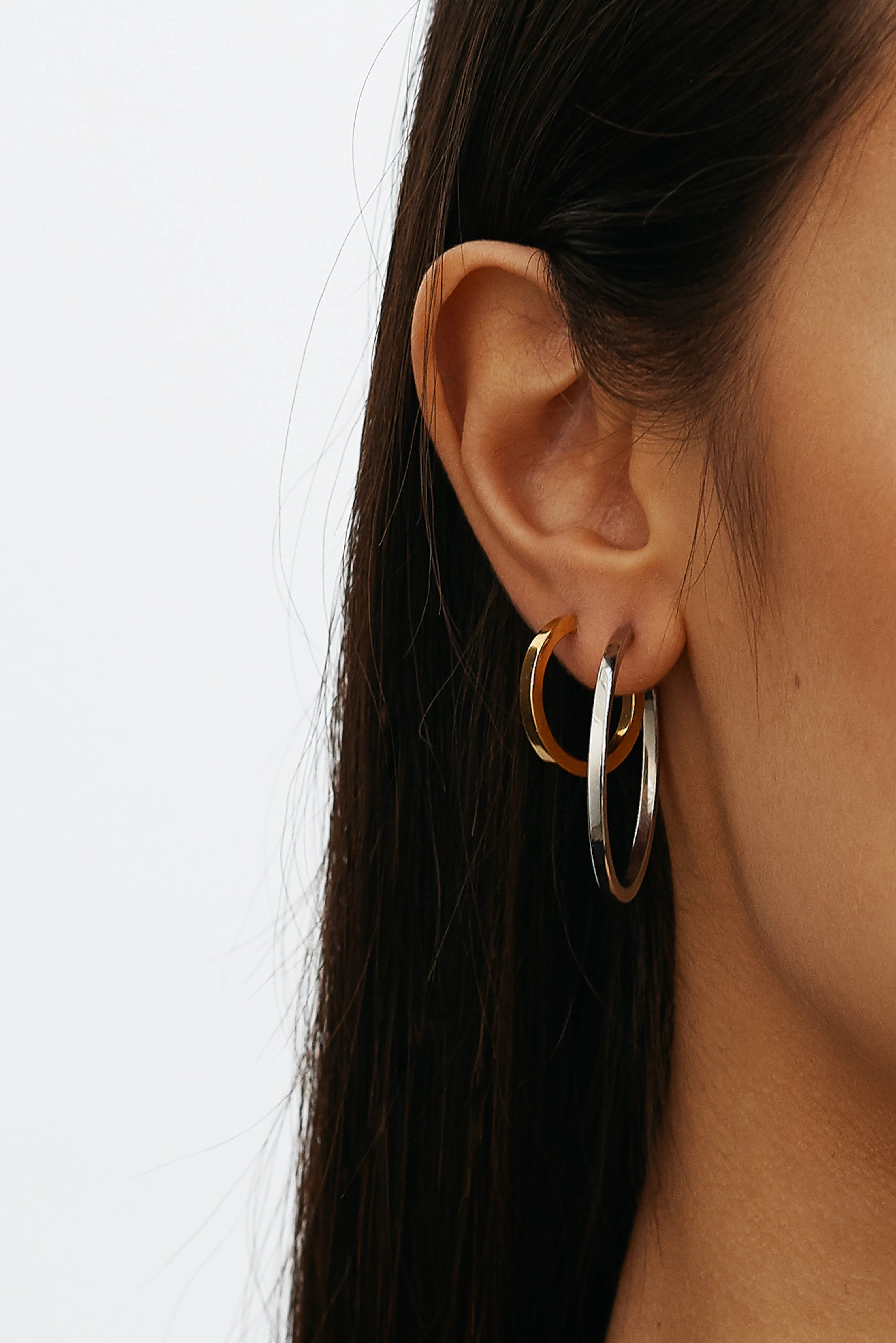 Small Simple Gold Hoops