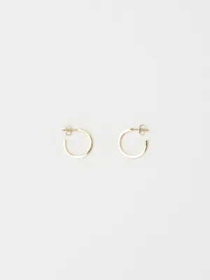 Small Simple Gold Hoops