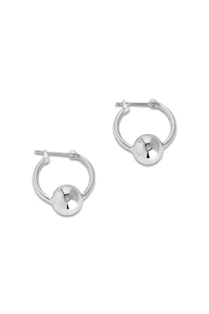 Sphere Hoop Earrings