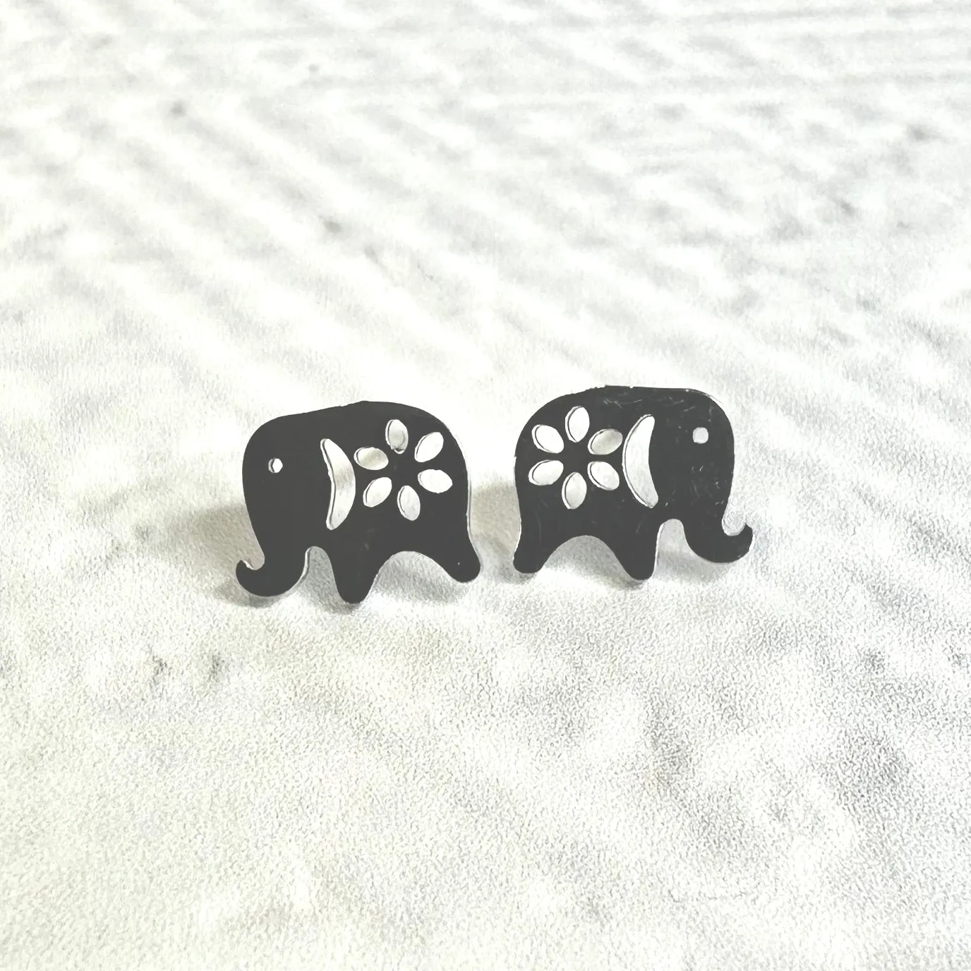 Stainless Steel Earrings - Elephant