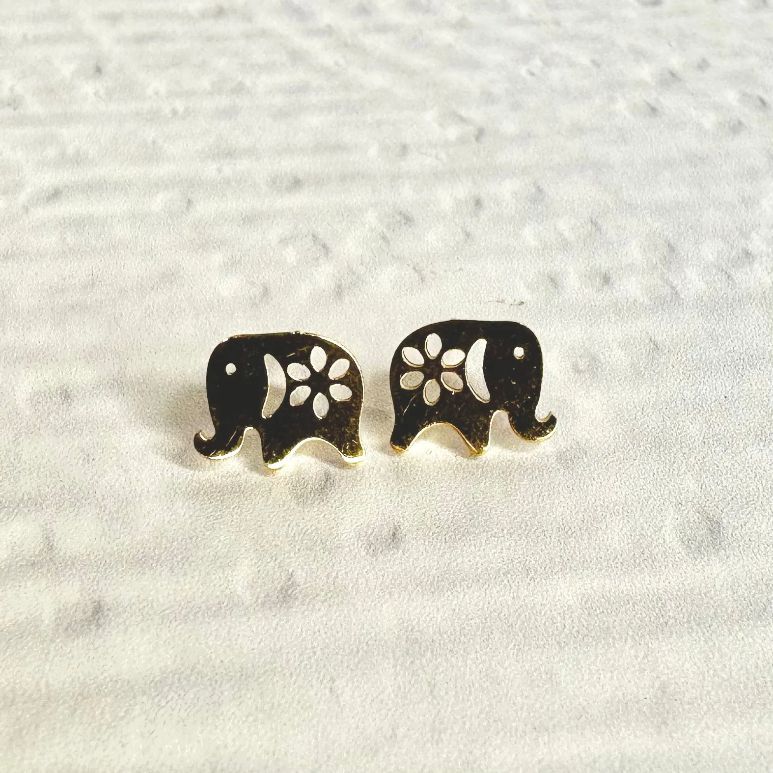 Stainless Steel Earrings - Elephant