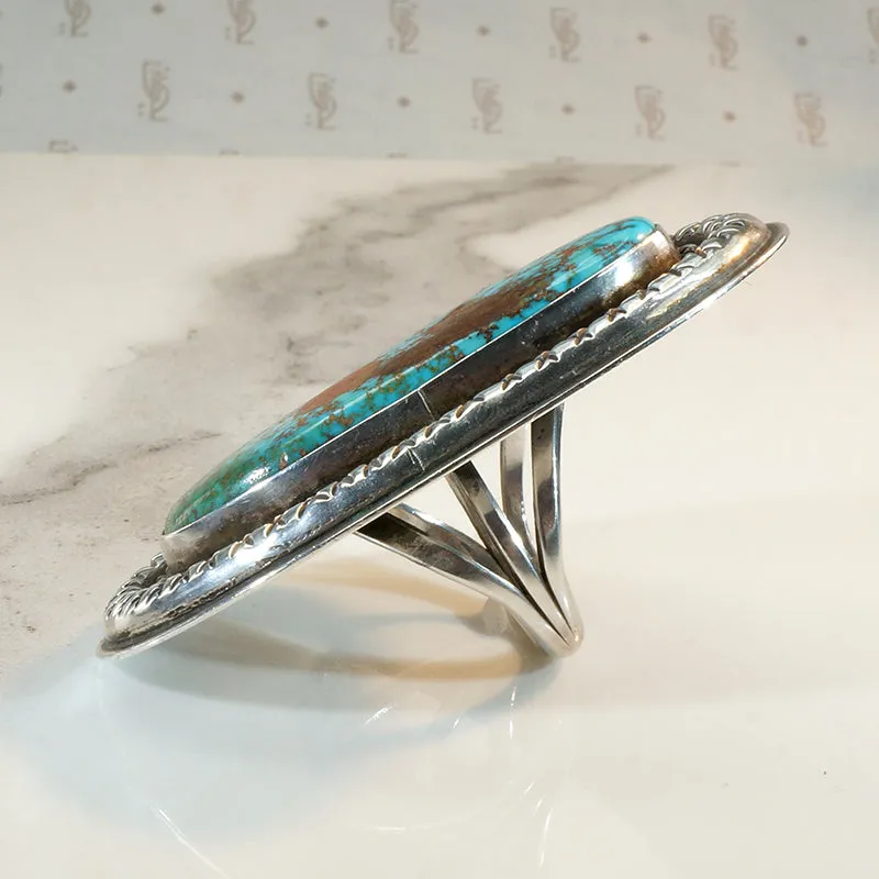 Stunning Statement Ring with Incredible Turquoise