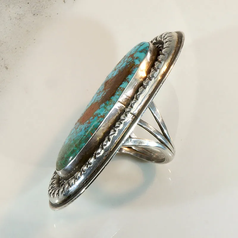 Stunning Statement Ring with Incredible Turquoise