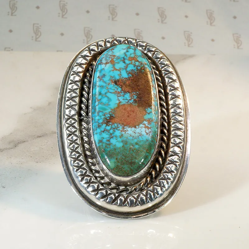 Stunning Statement Ring with Incredible Turquoise