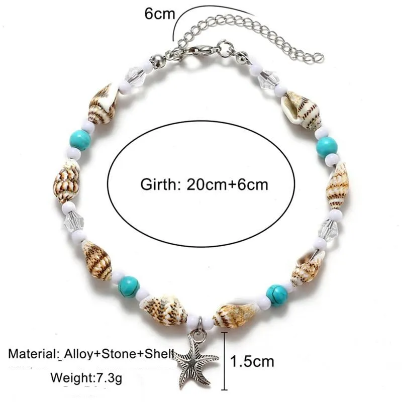 Stylemein - Shell Anklets | Seashell Anklets | Puka Shell Anklet