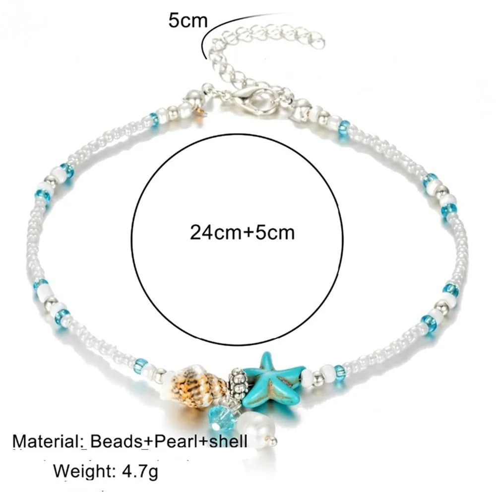 Stylemein - Shell Anklets | Seashell Anklets | Puka Shell Anklet