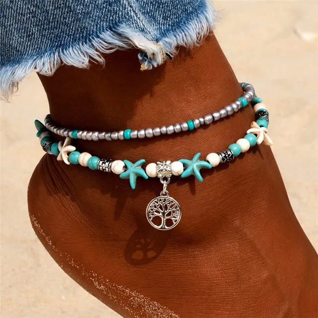 Stylemein - Shell Anklets | Seashell Anklets | Puka Shell Anklet