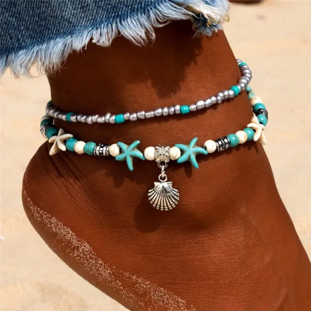 Stylemein - Shell Anklets | Seashell Anklets | Puka Shell Anklet