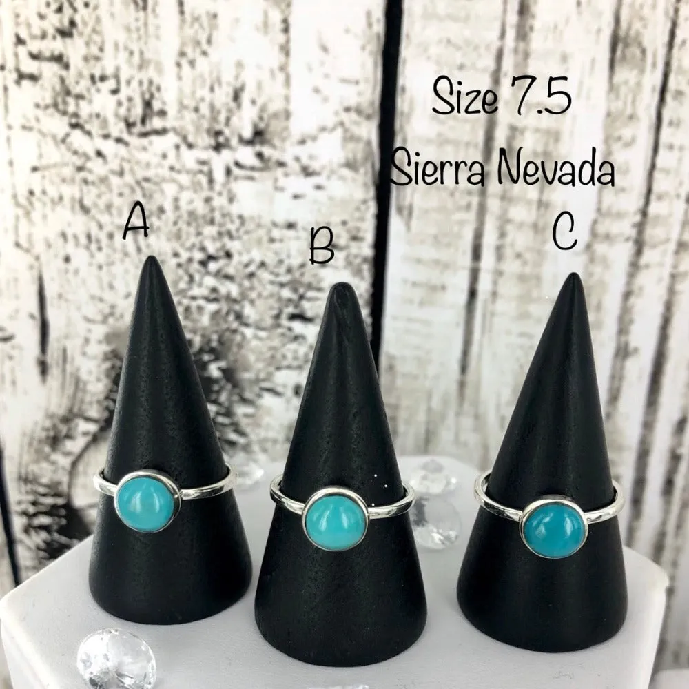 Summer Breeze (Sierra Nevada turquoise) Ring