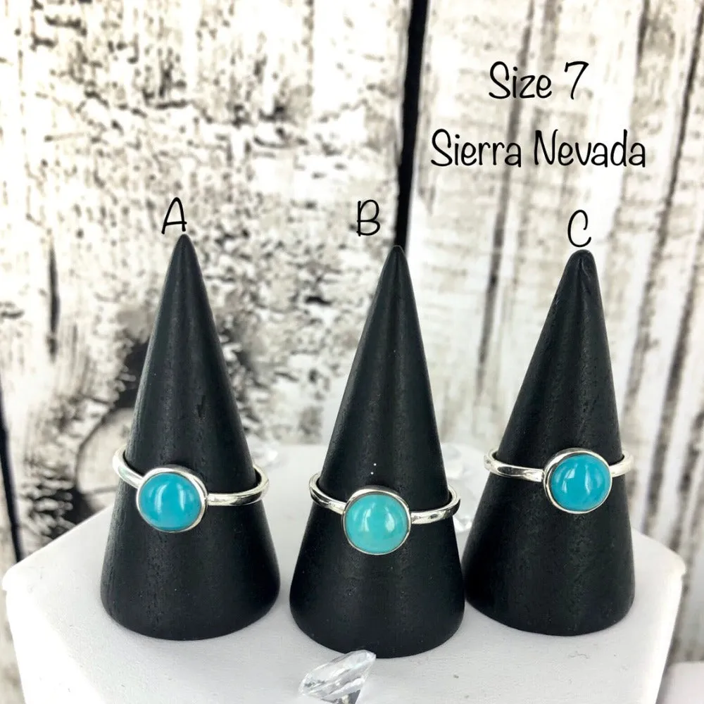 Summer Breeze (Sierra Nevada turquoise) Ring