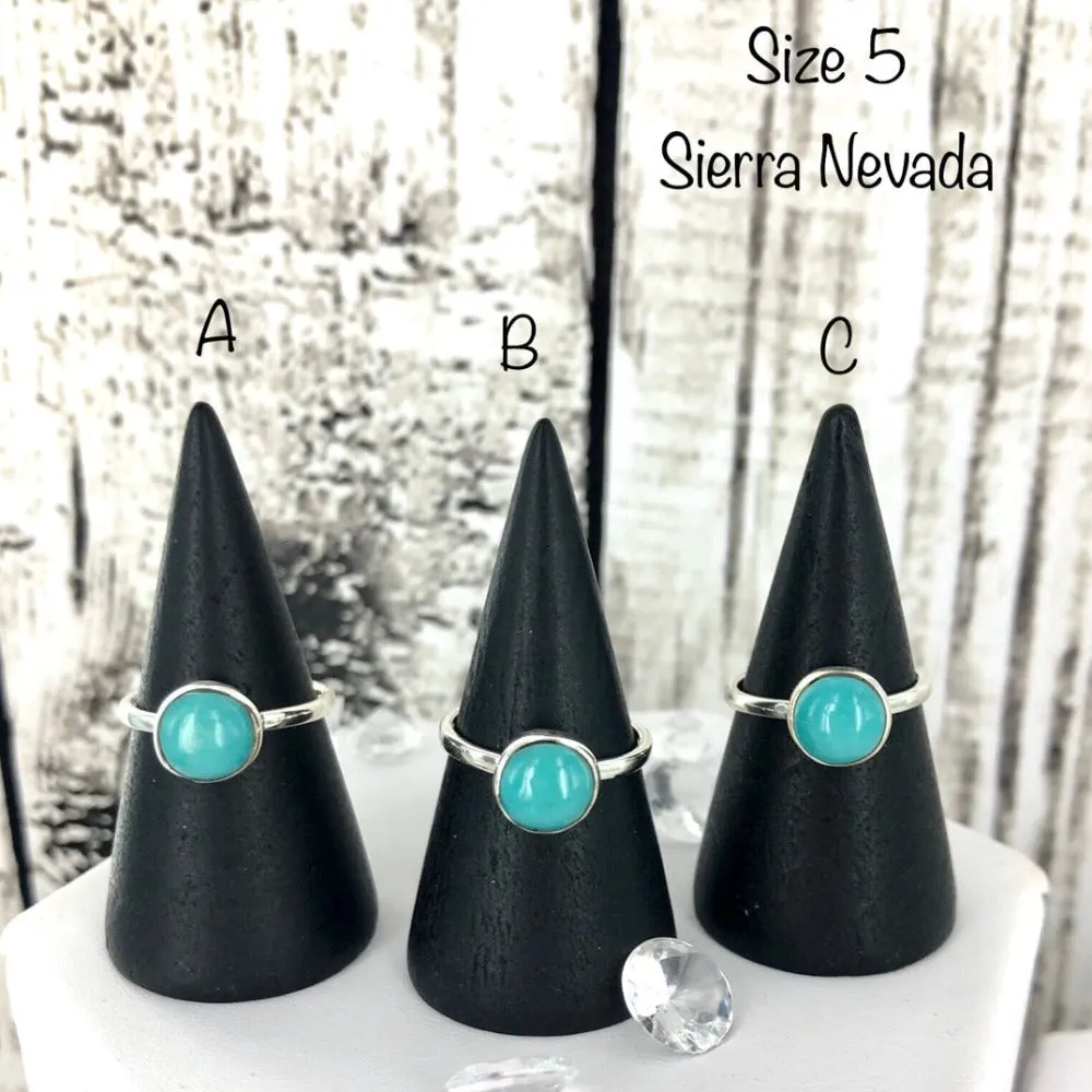 Summer Breeze (Sierra Nevada turquoise) Ring