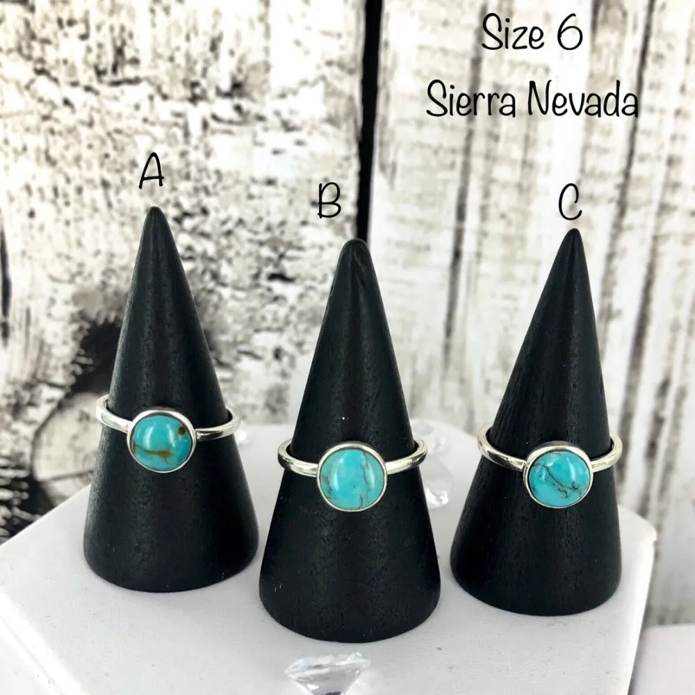 Summer Breeze (Sierra Nevada turquoise) Ring