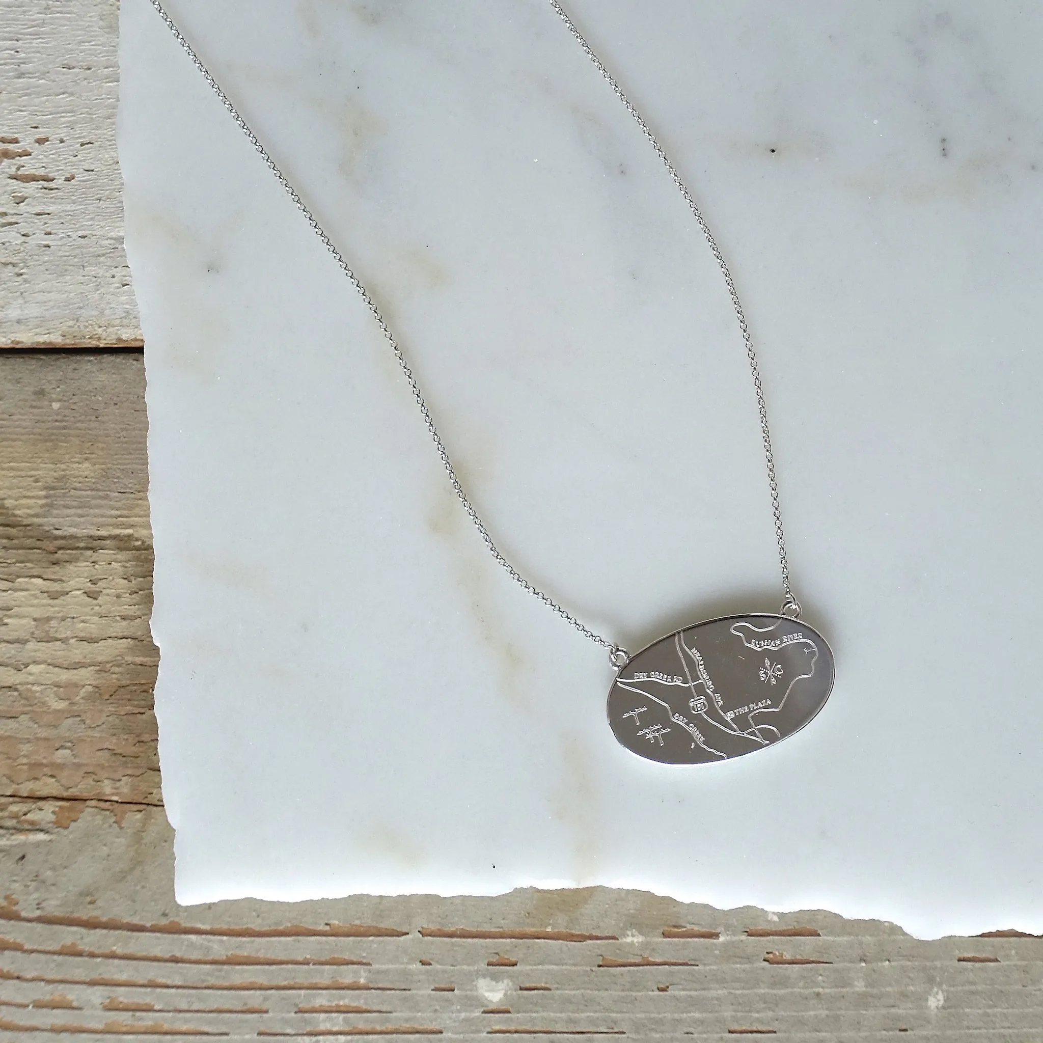 Terroir Map Necklaces