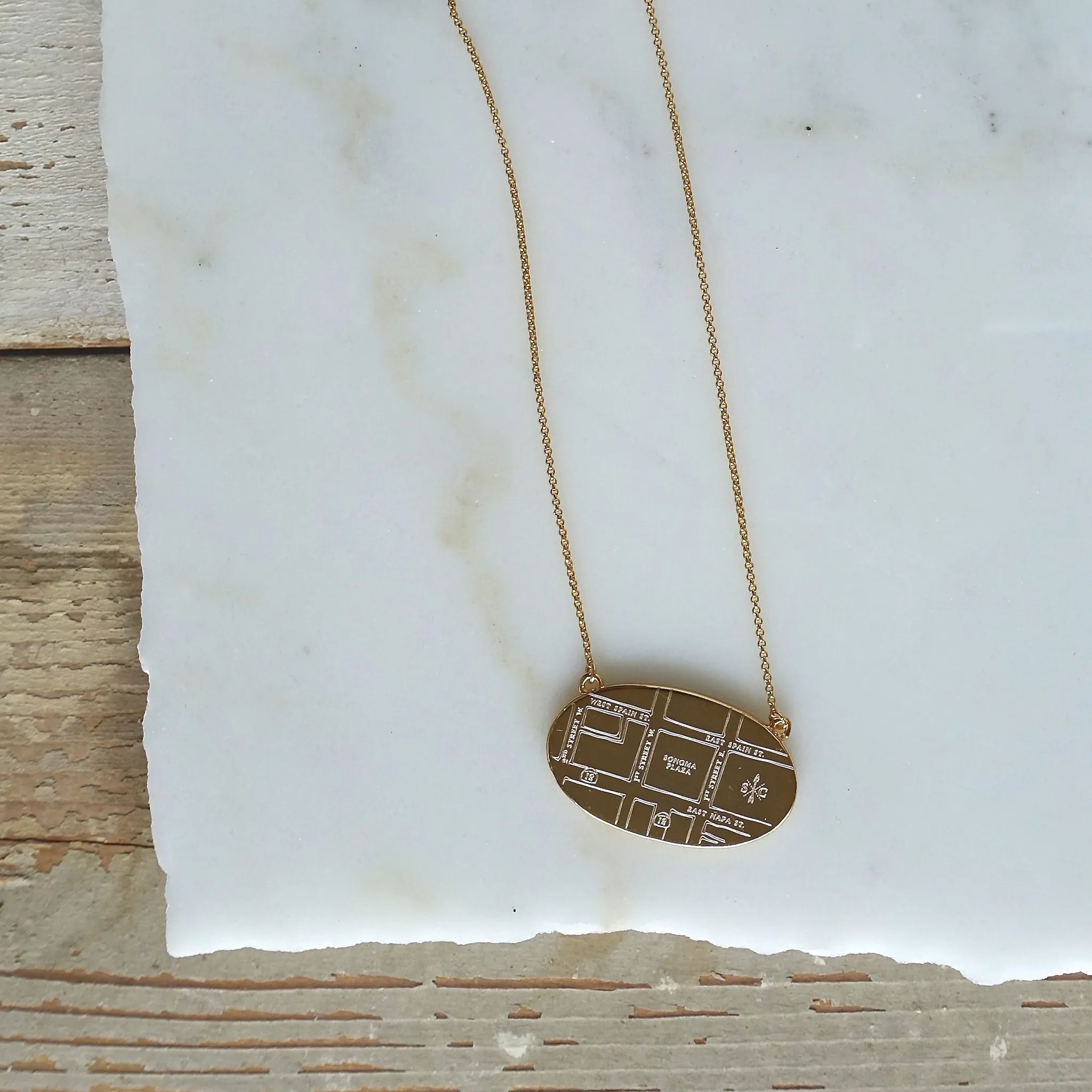 Terroir Map Necklaces