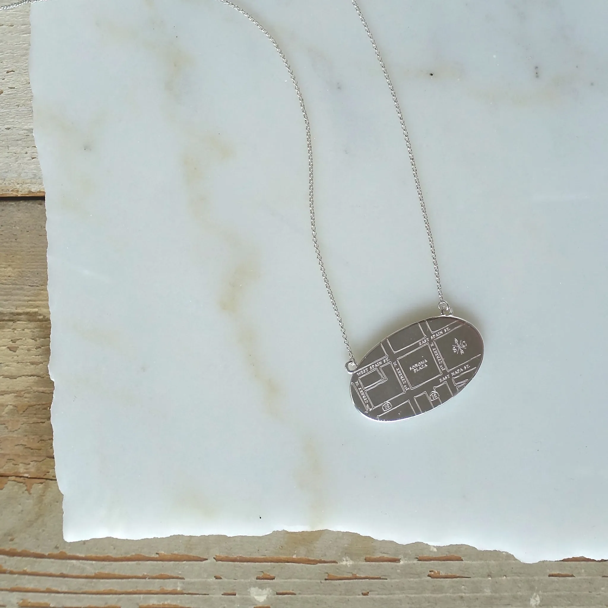 Terroir Map Necklaces