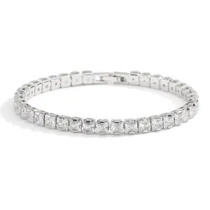 Tinsley Square Cut Tennis Crystal Bridal Bracelet