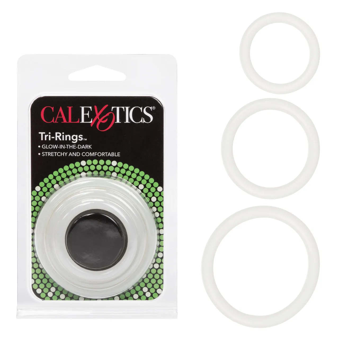 Tri-Rings - Glow-In-The-Dark Set of 3