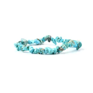 Turquoise Chip Bracelet | Real Stone for Balance & Protection