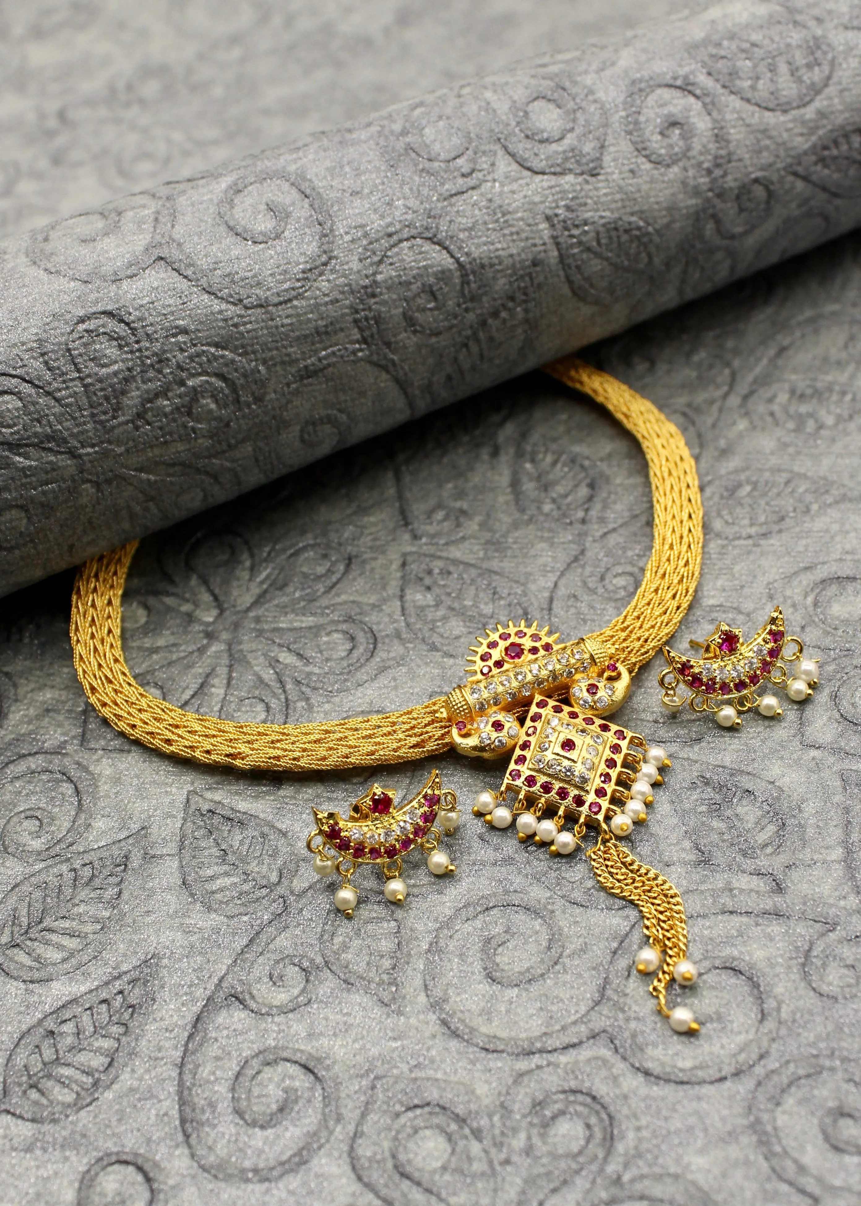 UNIQUE DESIGNER MALHAR NECKLACE