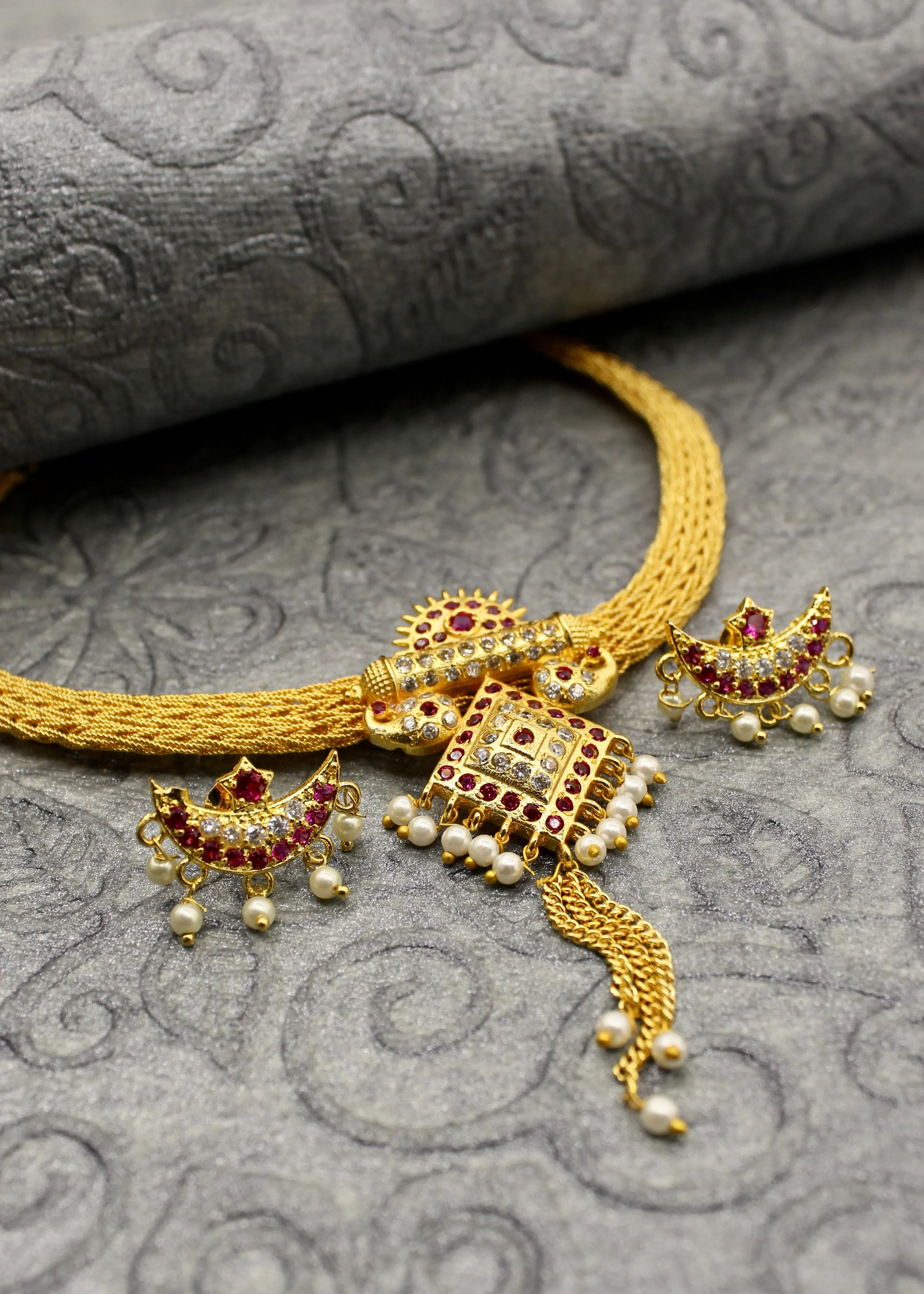 UNIQUE DESIGNER MALHAR NECKLACE