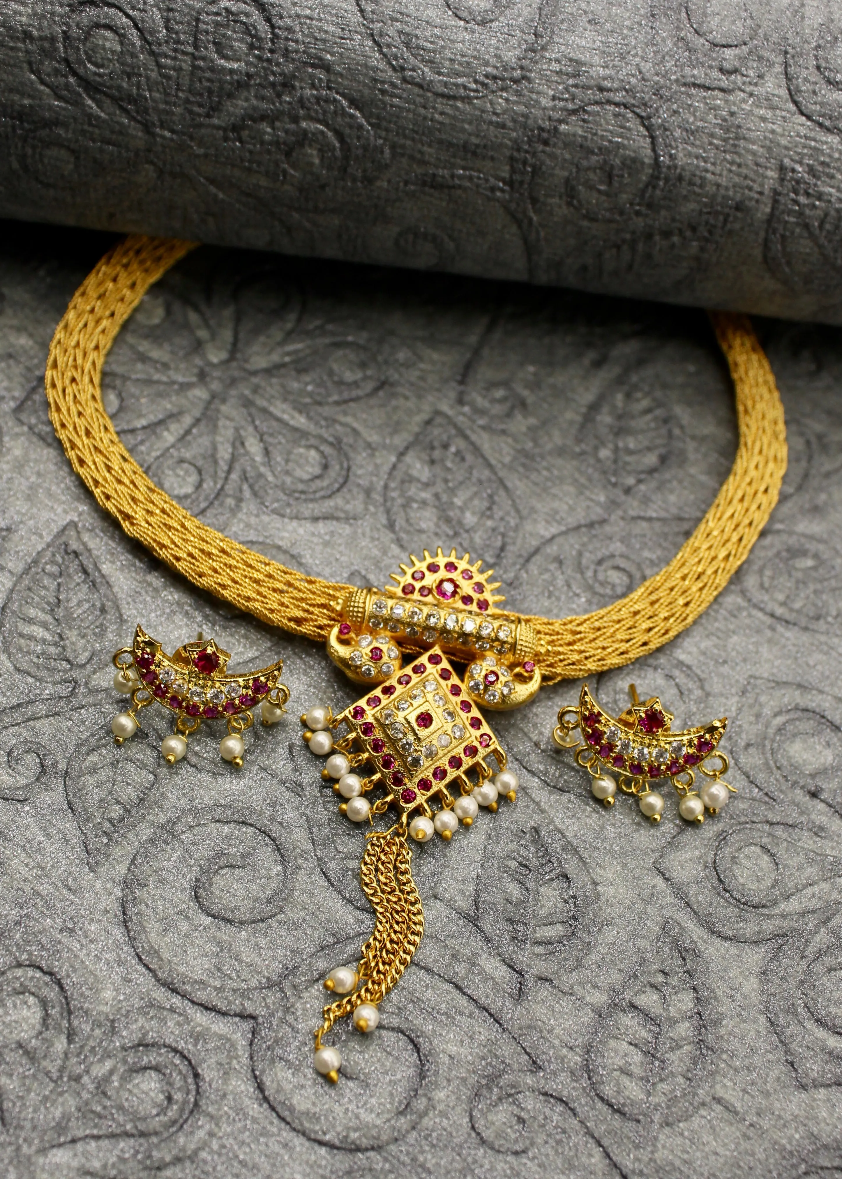 UNIQUE DESIGNER MALHAR NECKLACE