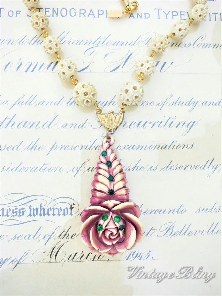 Unique Flower Necklace