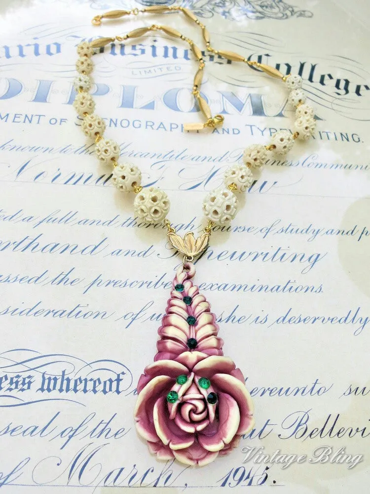 Unique Flower Necklace